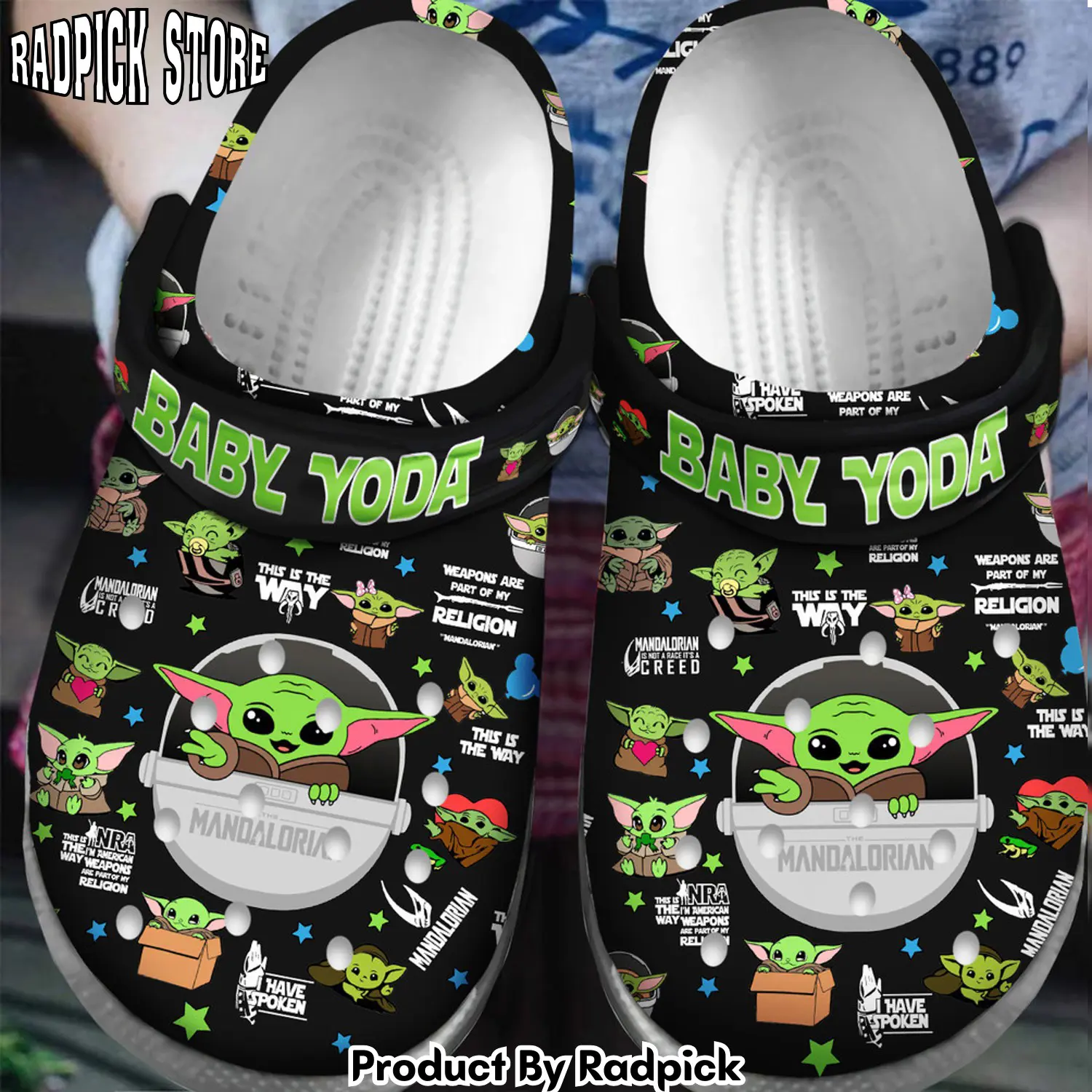 Radpick premium yoda star wars movie clogs shoes for men women rp6522008